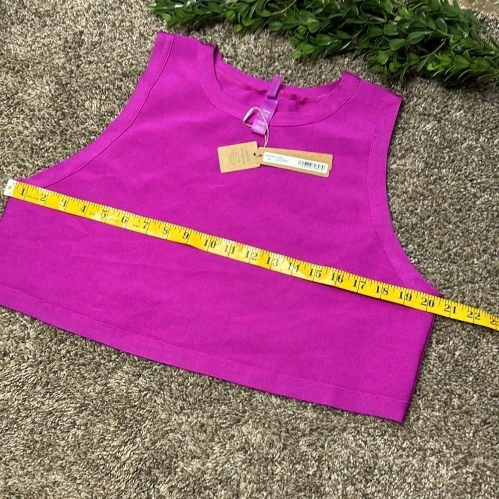 NWT Skims Knit Swim High Neck Top